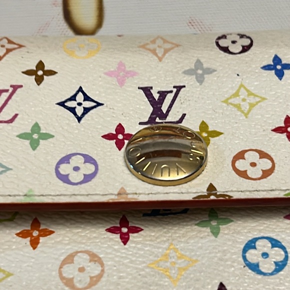 Louis Vuitton Murakami White 3 piece, wallet, key classe and key holder bundle - Picture 4 of 17